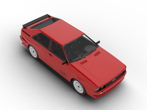 Audi Quattro UR 20v 1980 3D Model