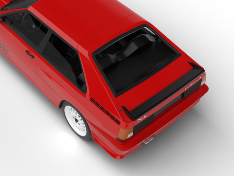 Audi Quattro UR 20v 1980 3D Model