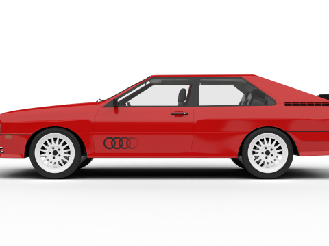 Audi Quattro UR 20v 1980 3D Model
