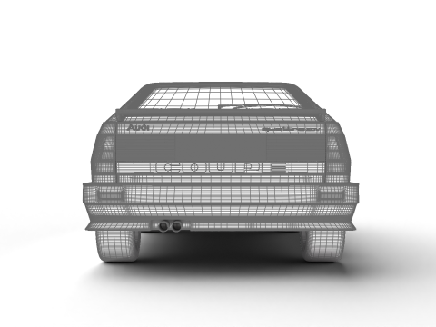 Audi Quattro UR 20v 1980 3D Model
