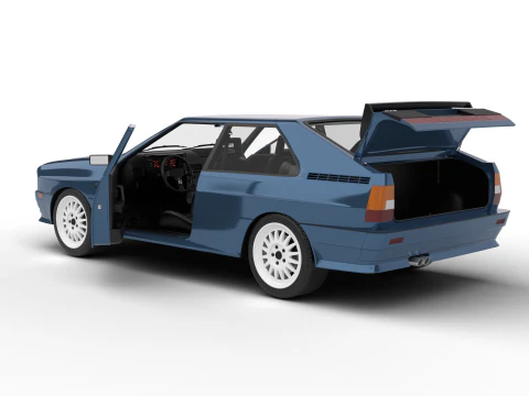 Audi Quattro UR 20v 1980 HQ Modelo 3D