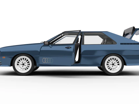 Audi Quattro UR 20v 1980 HQ Modelo 3D