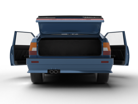 Audi Quattro UR 20v 1980 HQ Modello 3D