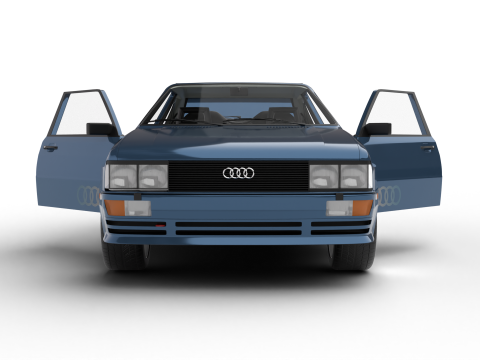 Audi Quattro UR 20v 1980 HQ Modello 3D