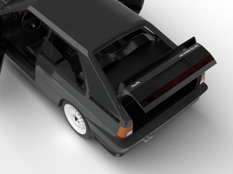 Audi Quattro UR 20v 1980 HQ 3Dモデル
