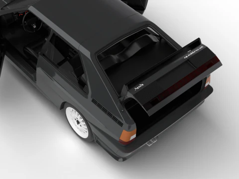 Audi Quattro UR 20v 1980 HQ 3D Model