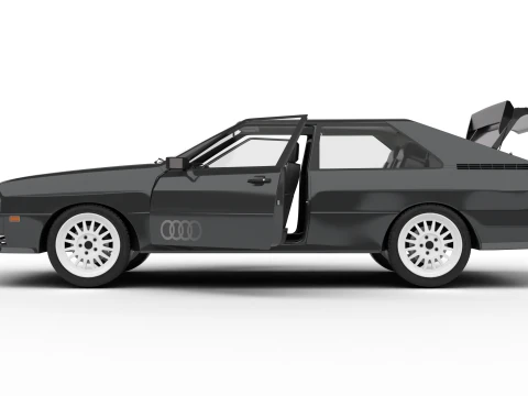 Audi Quattro UR 20v 1980 HQ 3D Model