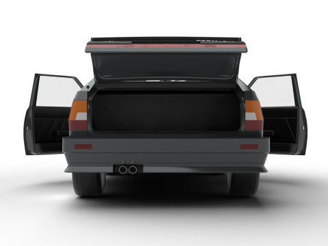 Audi Quattro UR 20v 1980 HQ 3Dモデル