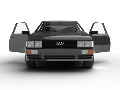 Audi Quattro UR 20v 1980 HQ 3Dモデル