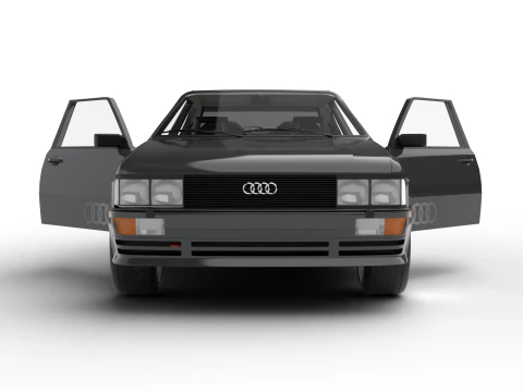 Audi Quattro UR 20v 1980 HQ 3D Model