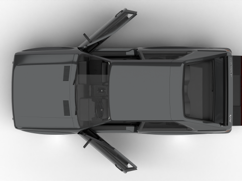 Audi Quattro UR 20v 1980 HQ 3Dモデル