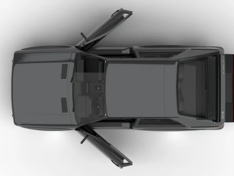 Audi Quattro UR 20v 1980 HQ 3D Model