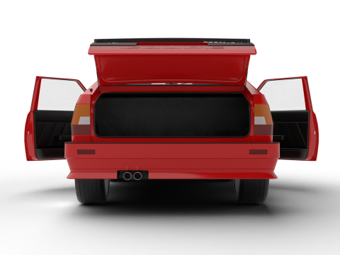 Audi Quattro UR 20v 1980 HQ 3D Model