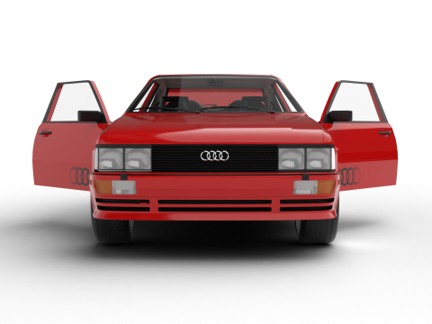 Audi Quattro UR 20v 1980 HQ 3D Model