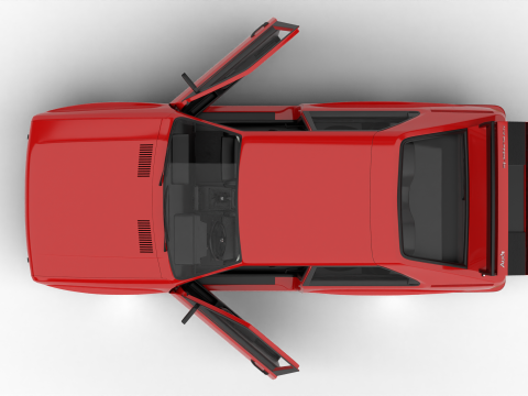 Audi Quattro UR 20v 1980 HQ 3D Model
