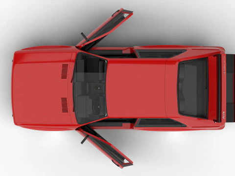 Audi Quattro UR 20v 1980 HQ 3D Model