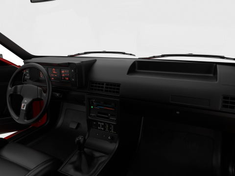 Audi Quattro UR 20v 1980 HQ 3D Model