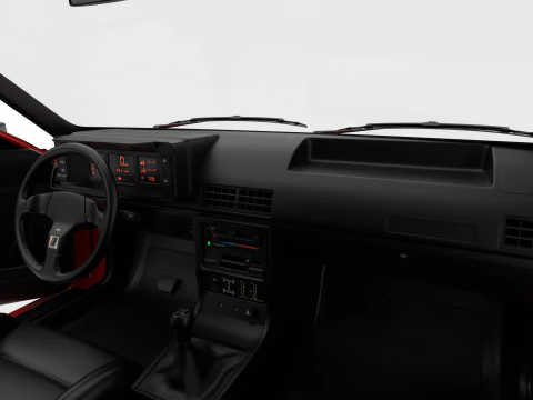 Audi Quattro UR 20v 1980 HQ 3D Model