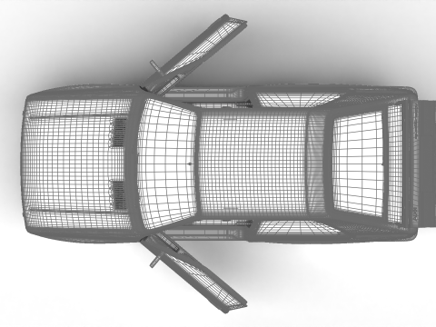Audi Quattro UR 20v 1980 HQ 3D Model