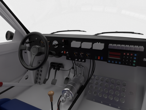 Peugeot 205 T16 Evo 2 Group B 1986 Model 3D
