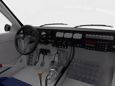 Peugeot 205 T16 Evo 2 Gruppe B 1986 3D Modell