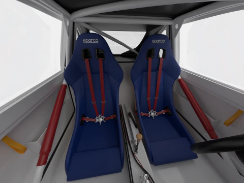 Peugeot 205 T16 Evo 2 Gruppe B 1986 3D Modell