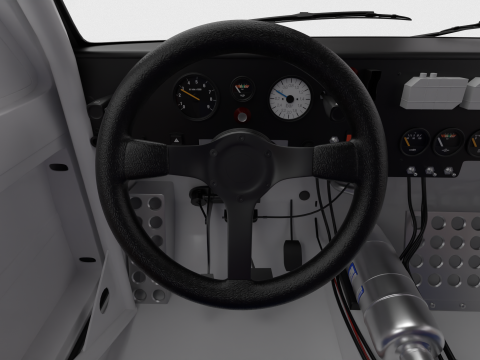 Peugeot 205 T16 Evo 2 Group B 1986 Model 3D