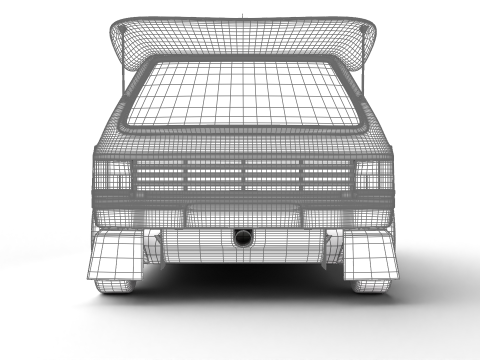Peugeot 205 T16 Evo 2 Group B 1986 Model 3D