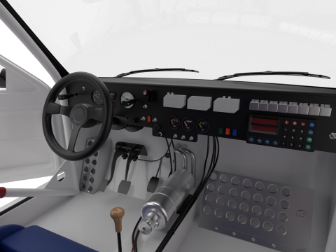 Peugeot 205 T16 Evo 2 Group B 1986 HQ Model 3D