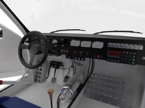 Peugeot 205 T16 Evo 2 Gruppo B 1986 HQ Modello 3D