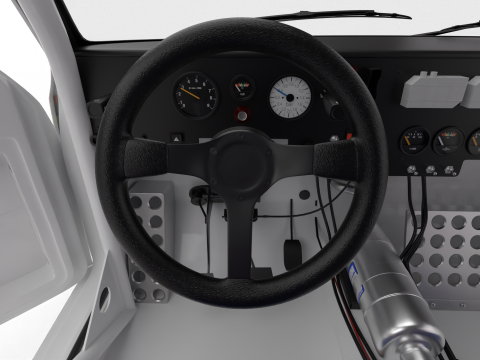 Peugeot 205 T16 Evo 2 Group B 1986 HQ Model 3D