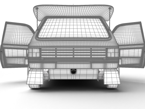 Peugeot 205 T16 Evo 2 Group B 1986 HQ Model 3D