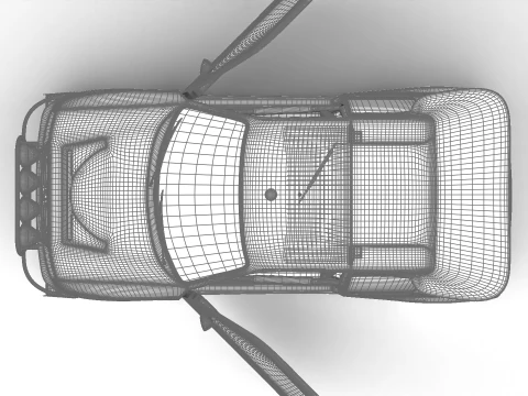 Peugeot 205 T16 Evo 2 Gruppo B 1986 HQ Modello 3D