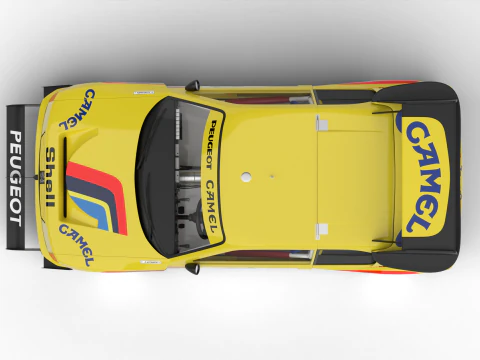 Peugeot 205 T16 Turbo Pikes Pico 1987 Modelo 3D