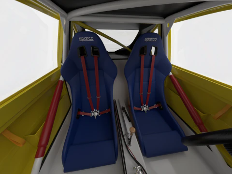 Peugeot 205 T16 Turbo Pikes Pico 1987 Modelo 3D