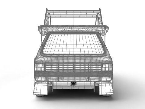 Peugeot 205 T16 Turbo Pikes Peak 1987 3D Model