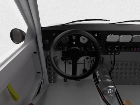 Peugeot 205 T16 Grand Raid Paris Dakar 1988 3D Model