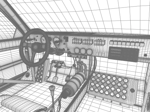 Peugeot 205 T16 Grand Raid Paris Dakar 1988 3D Model