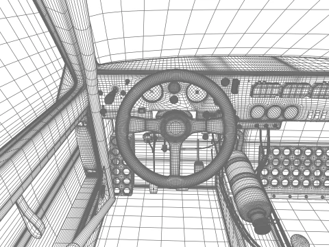 Peugeot 205 T16 Grand Raid Paris Dakar 1988 3D Model
