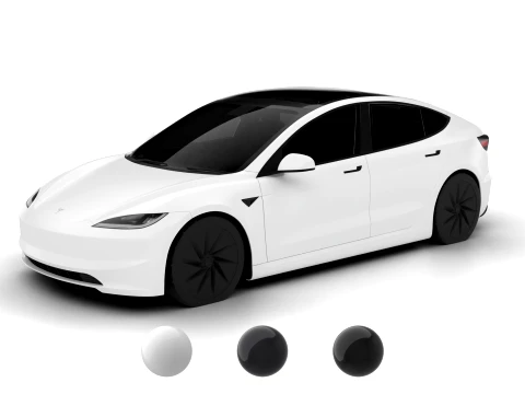 Tesla Model 3 Standard 2026 3D Model