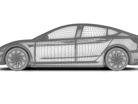 Tesla Model 3 Standard 2026 3D Model