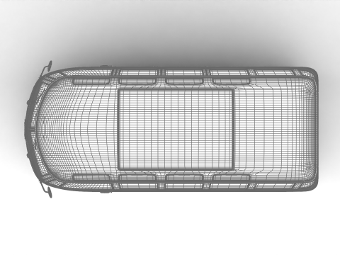 Volkswagen T1 Samba Bus 1950 Modelo 3D