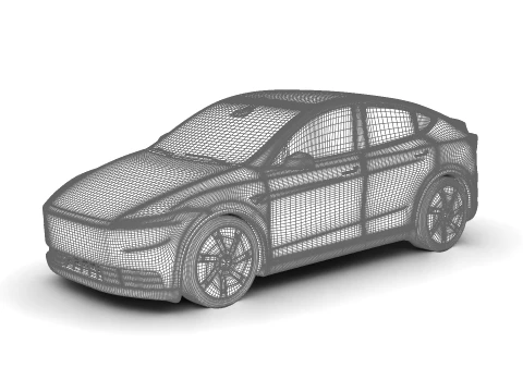 テスラ モデル Y スタンダード 2026 3Dモデル