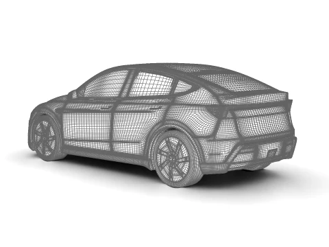 テスラ モデル Y スタンダード 2026 3Dモデル