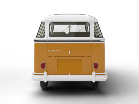 Volkswagen T1 Samba Bus 1950 3D Model