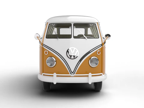 Volkswagen T1 Samba Bus 1950 3D Model