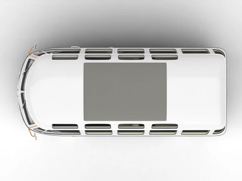 Volkswagen T1 Samba Bus 1950 3D Model