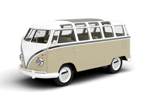 Volkswagen T1 Samba Bus 1950 Modelo 3D