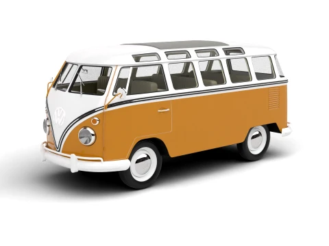 Volkswagen T1 Samba Bus 1950 Modelo 3D