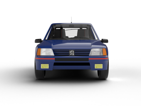 Peugeot 205 Turbo 16 1984 Modelo 3D